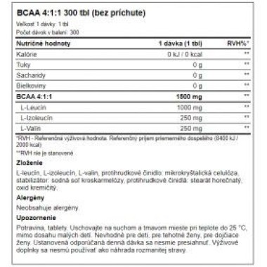 AMIX BCAA 4:1:1 Tablets AMIX