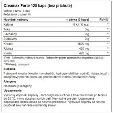 Aone - Creamax Forte 120 tabs aone